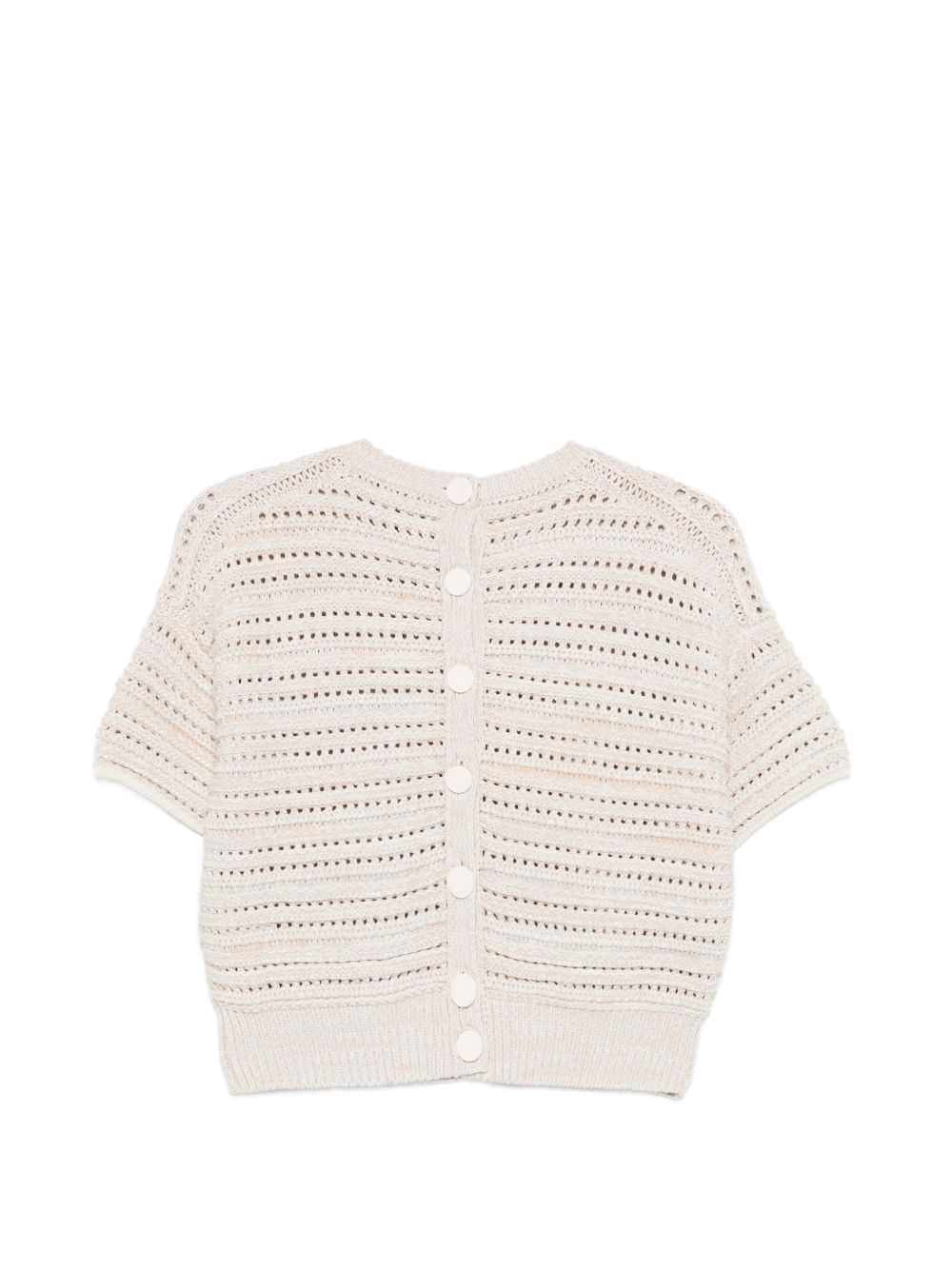 Emporio Armani Women's Cotton Open-Knit Cardigan