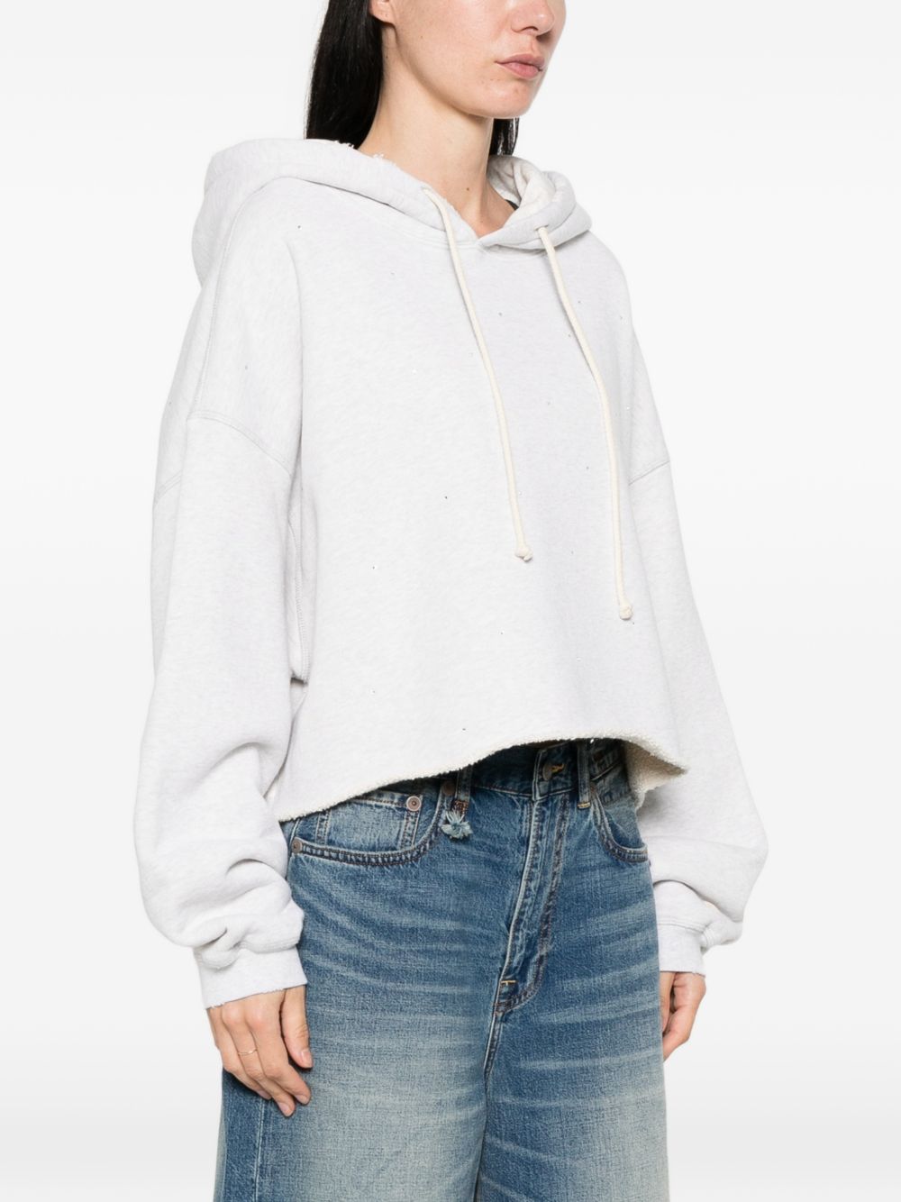 Golden Goose Women's Cotton Cropped Hoodie