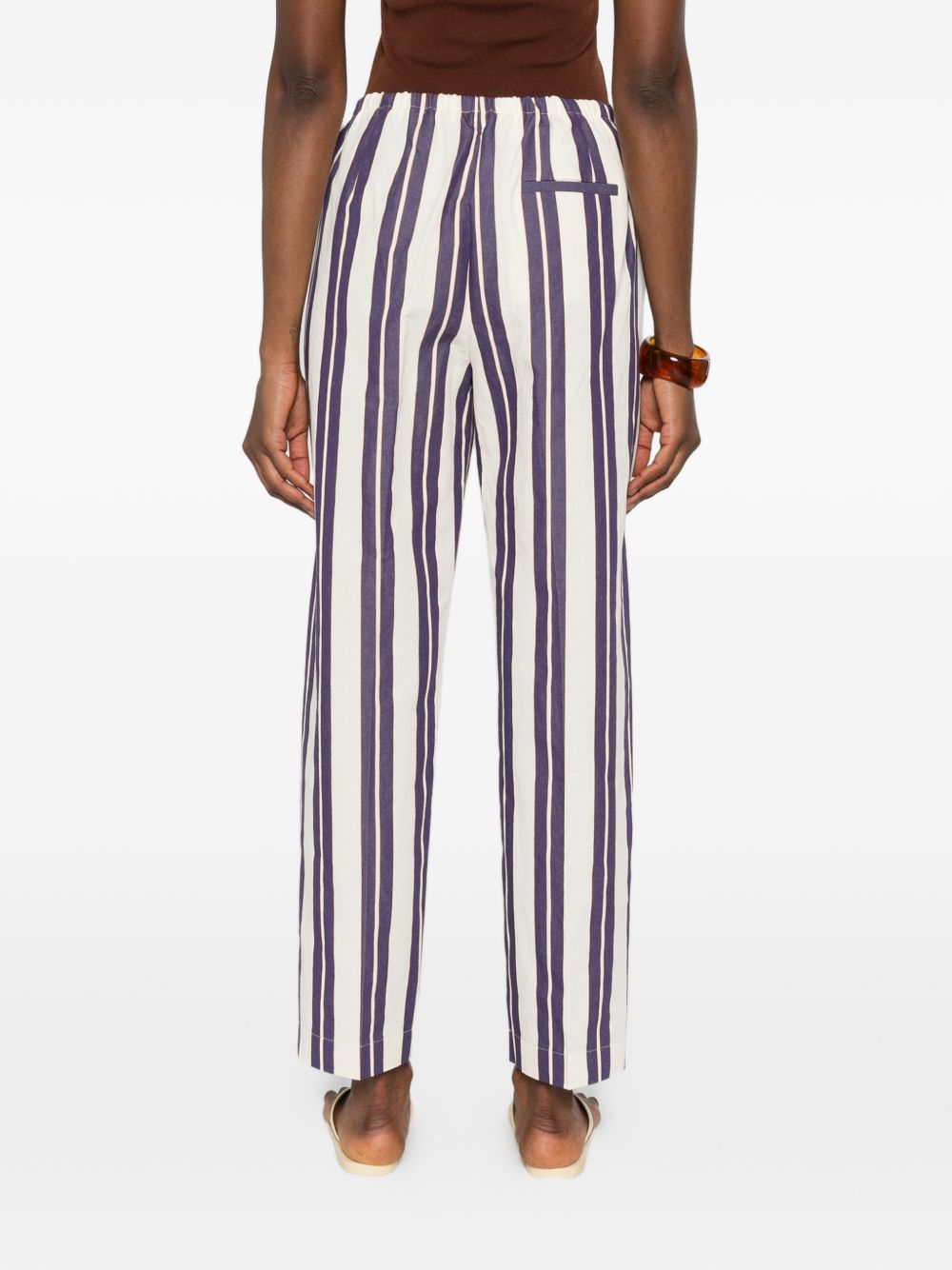 Forte Forte Women's Striped Drawstring Trousers