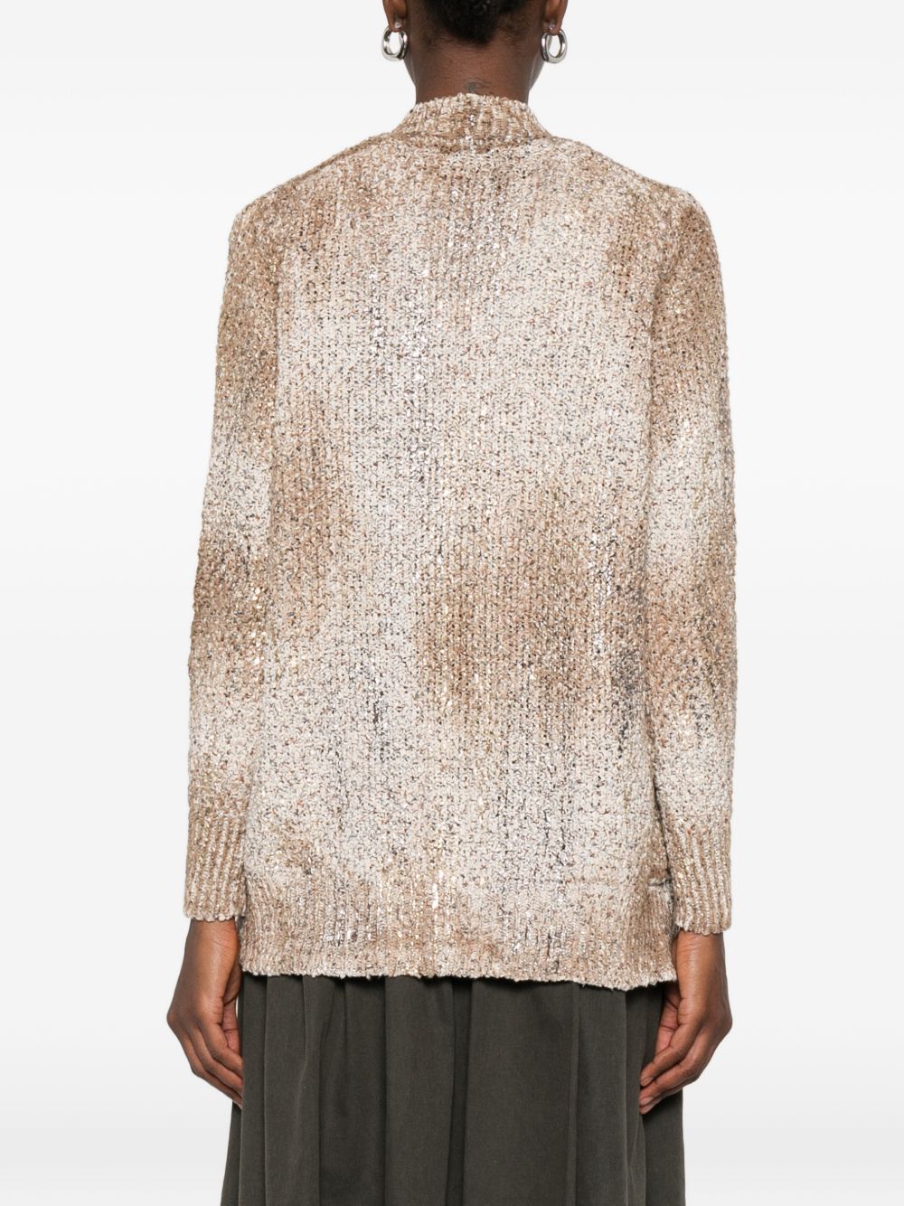 Avant Toi Women's Cotton V-Necked Cardigan