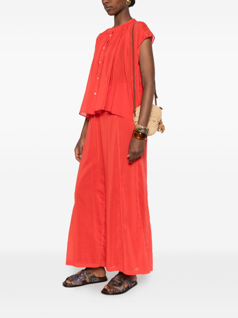 Forte Forte Women's Voile Cotton And Silk Trousers