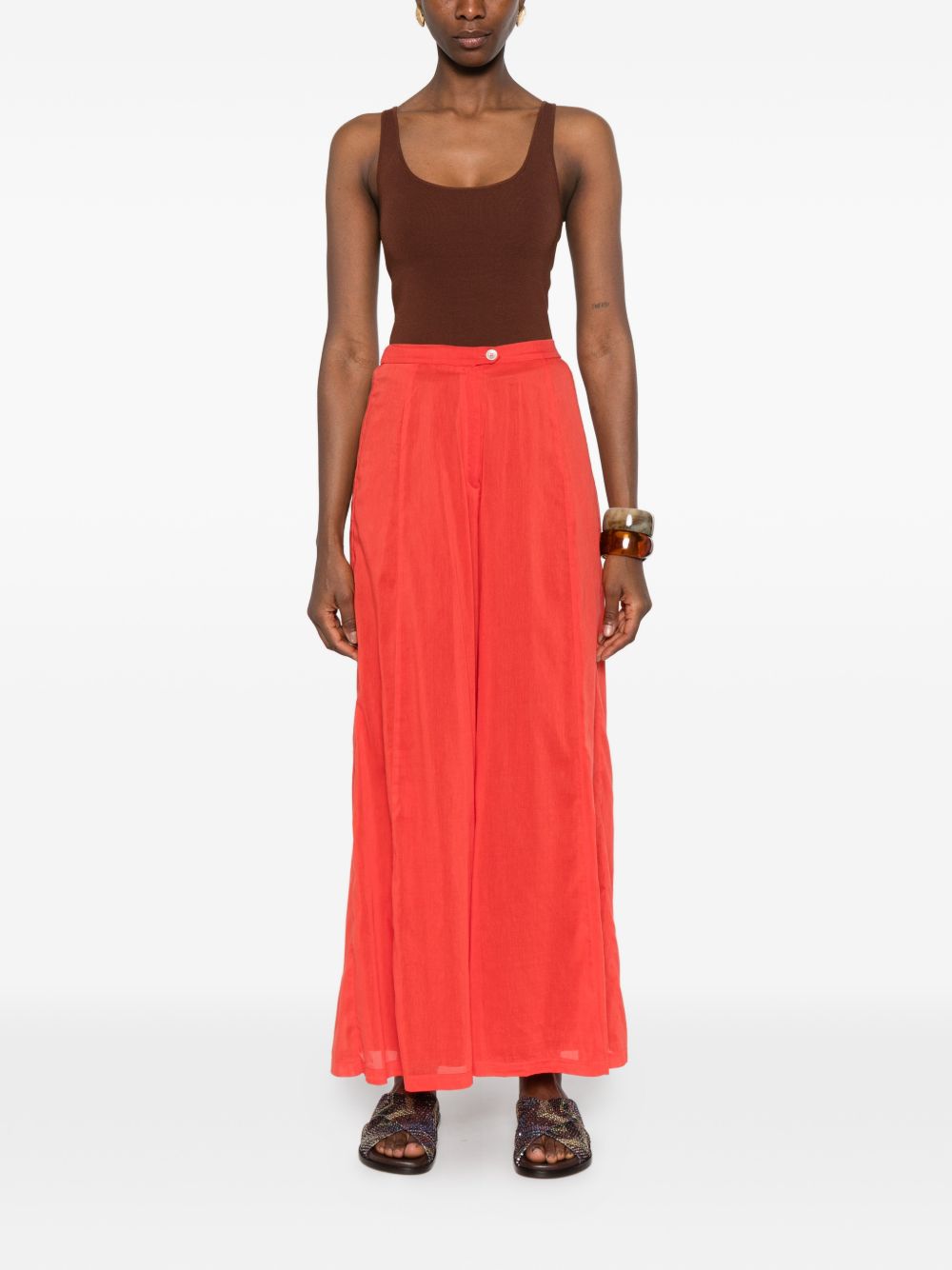 Forte Forte Women's Voile Cotton And Silk Trousers