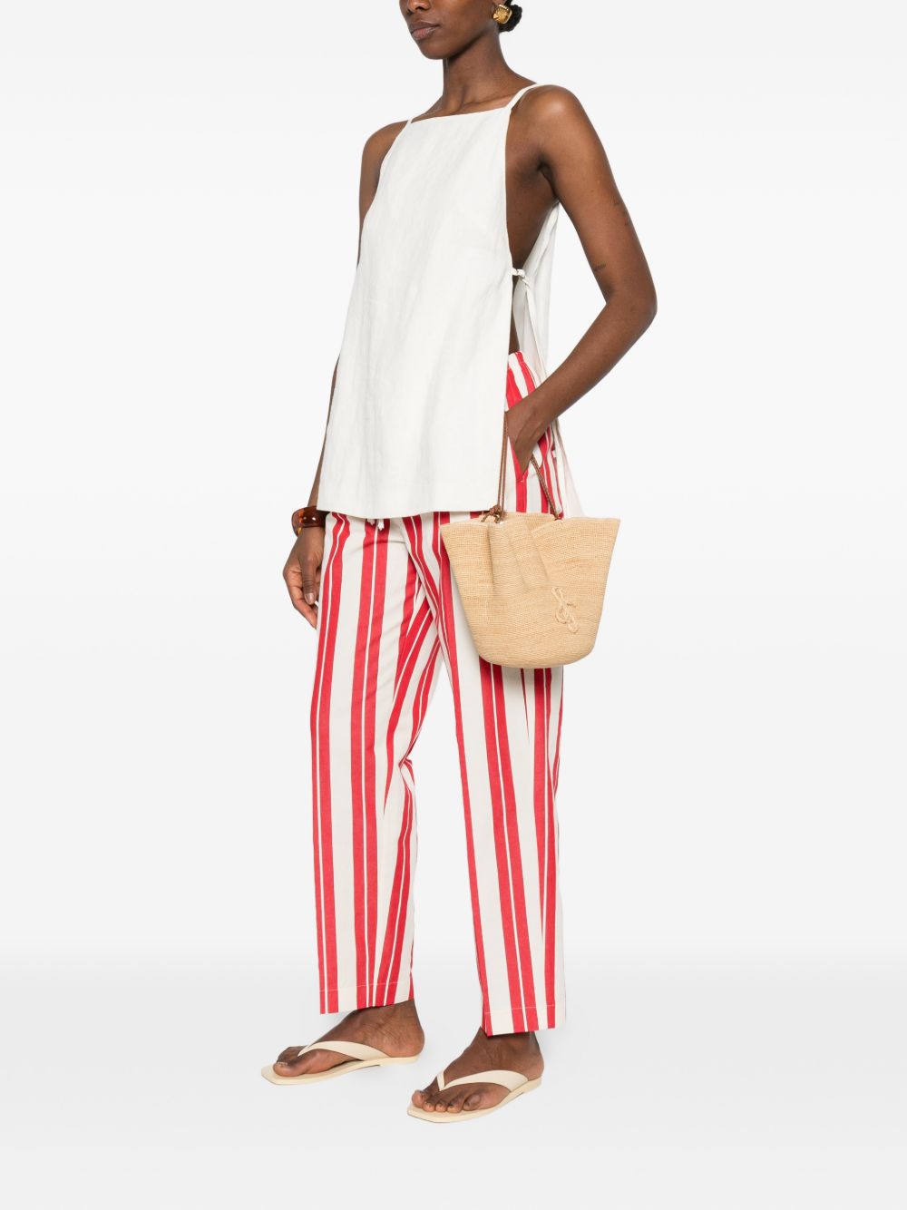Forte Forte Women's Striped Drawstring Trousers