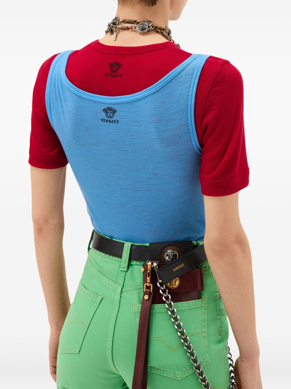 Versace Women's Medusa Wool Tank Top