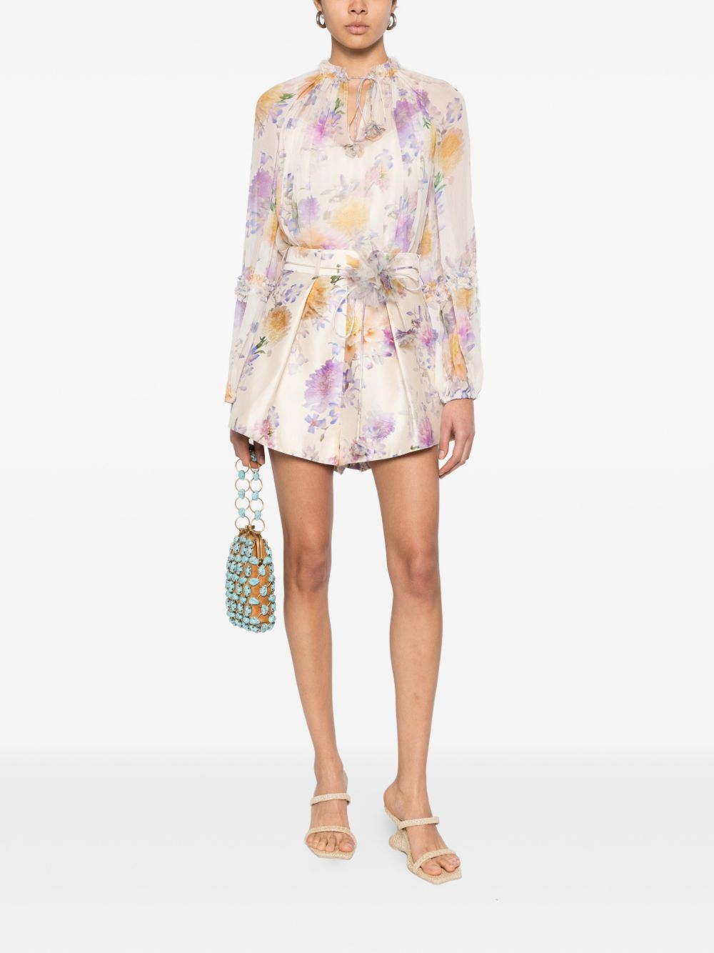 Zimmermann Women's Luna Printed Blouse