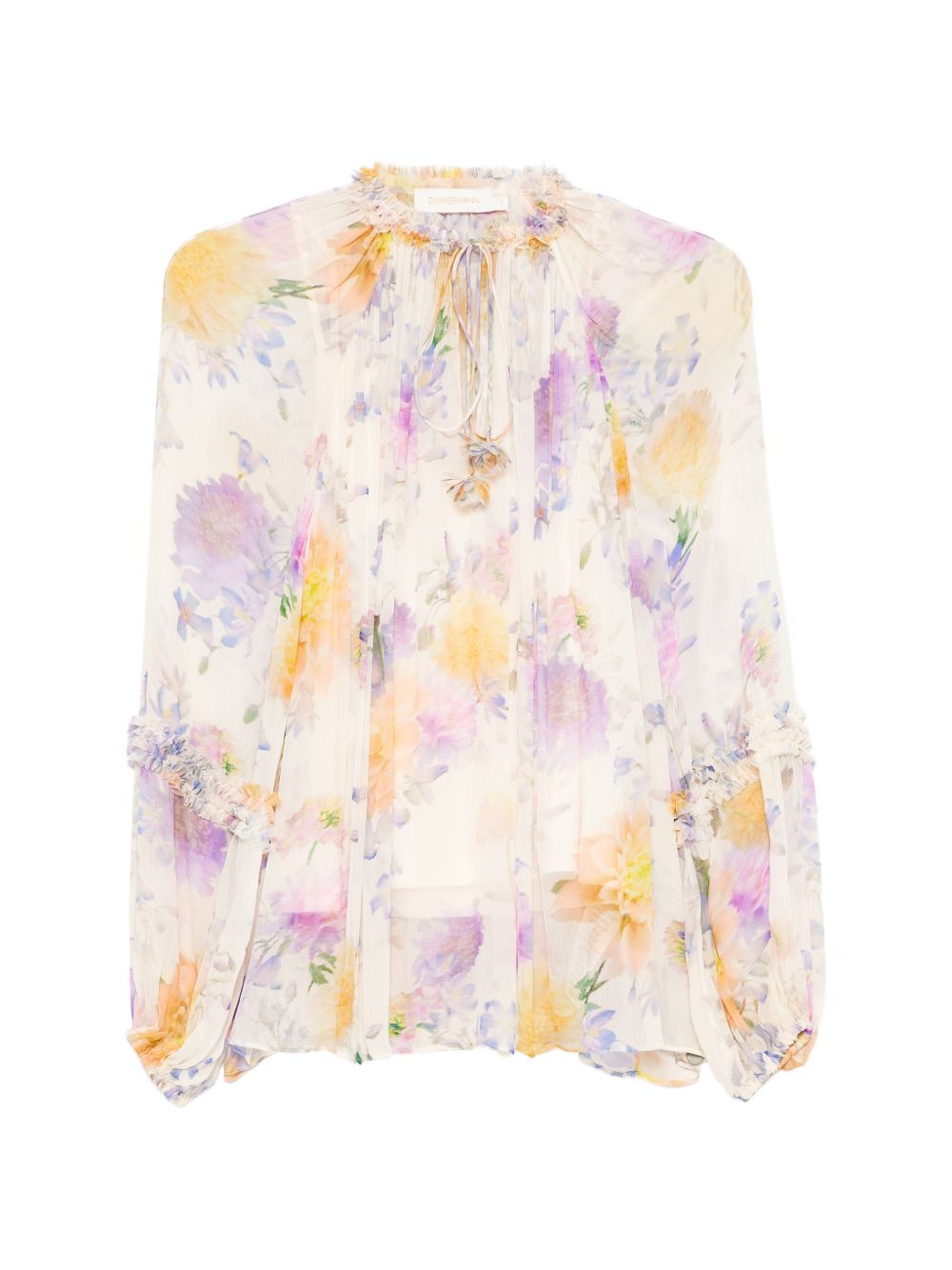 Zimmermann Women's Luna Printed Blouse