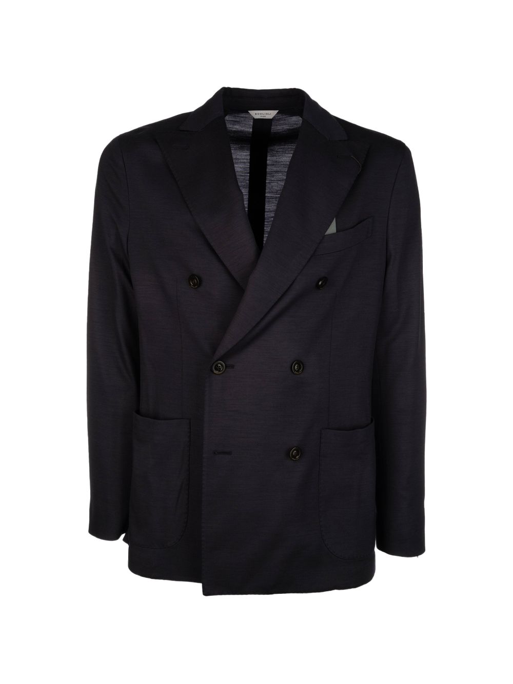 Boglioli Men's Wool Double-Breasted Jacket