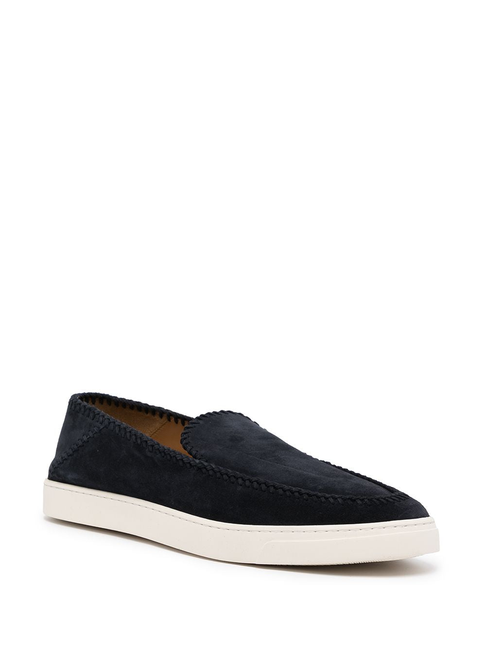 Giorgio Armani Men's Leather Slip-On Sneakers