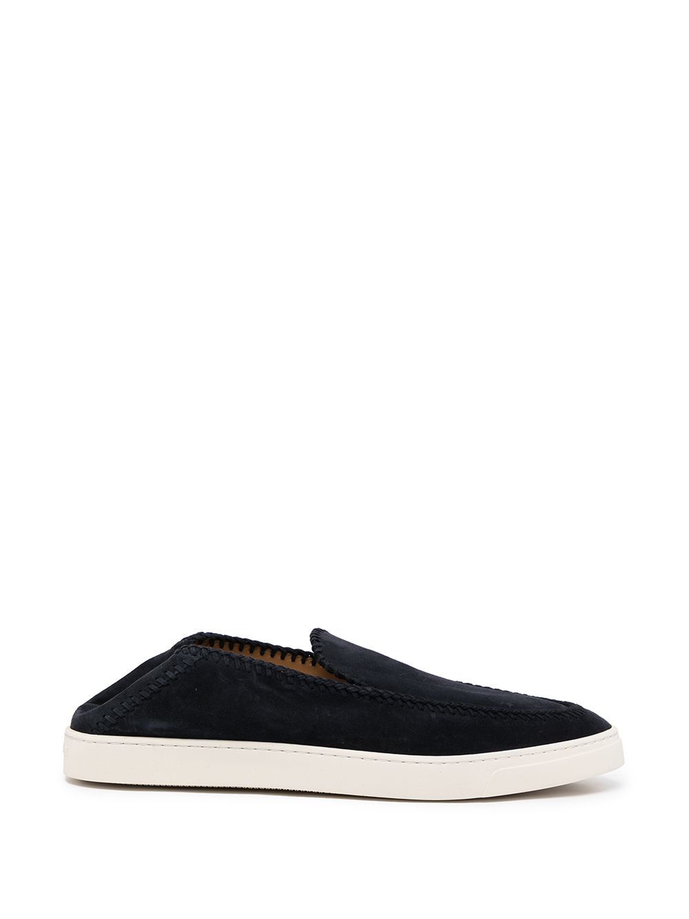 Giorgio Armani Men's Leather Slip-On Sneakers