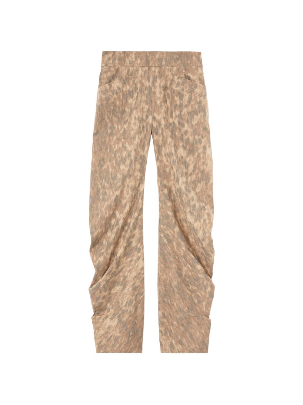Ganni Women's Printed Cotton Trousers