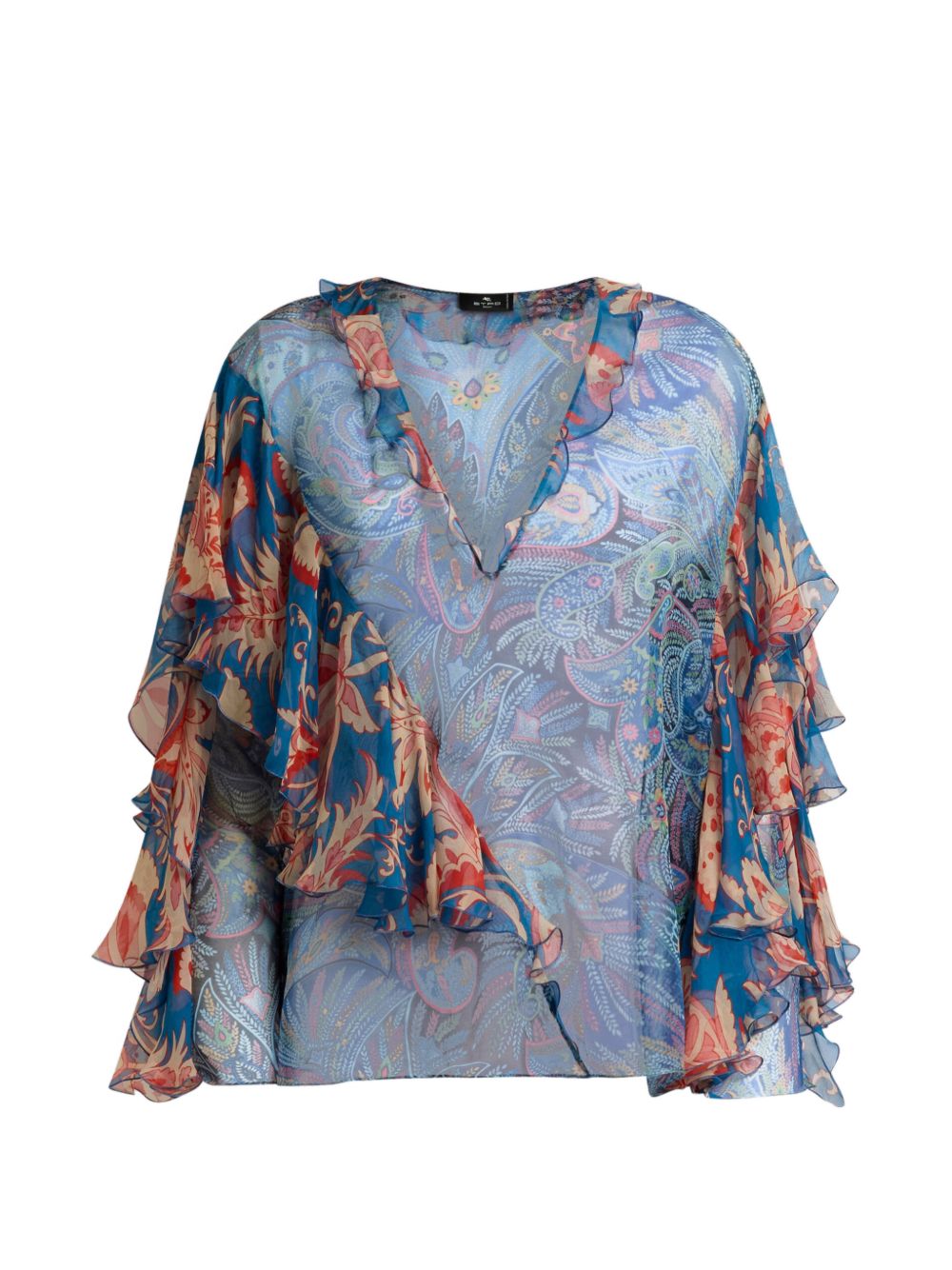 Etro Women's Printed Silk Blouse