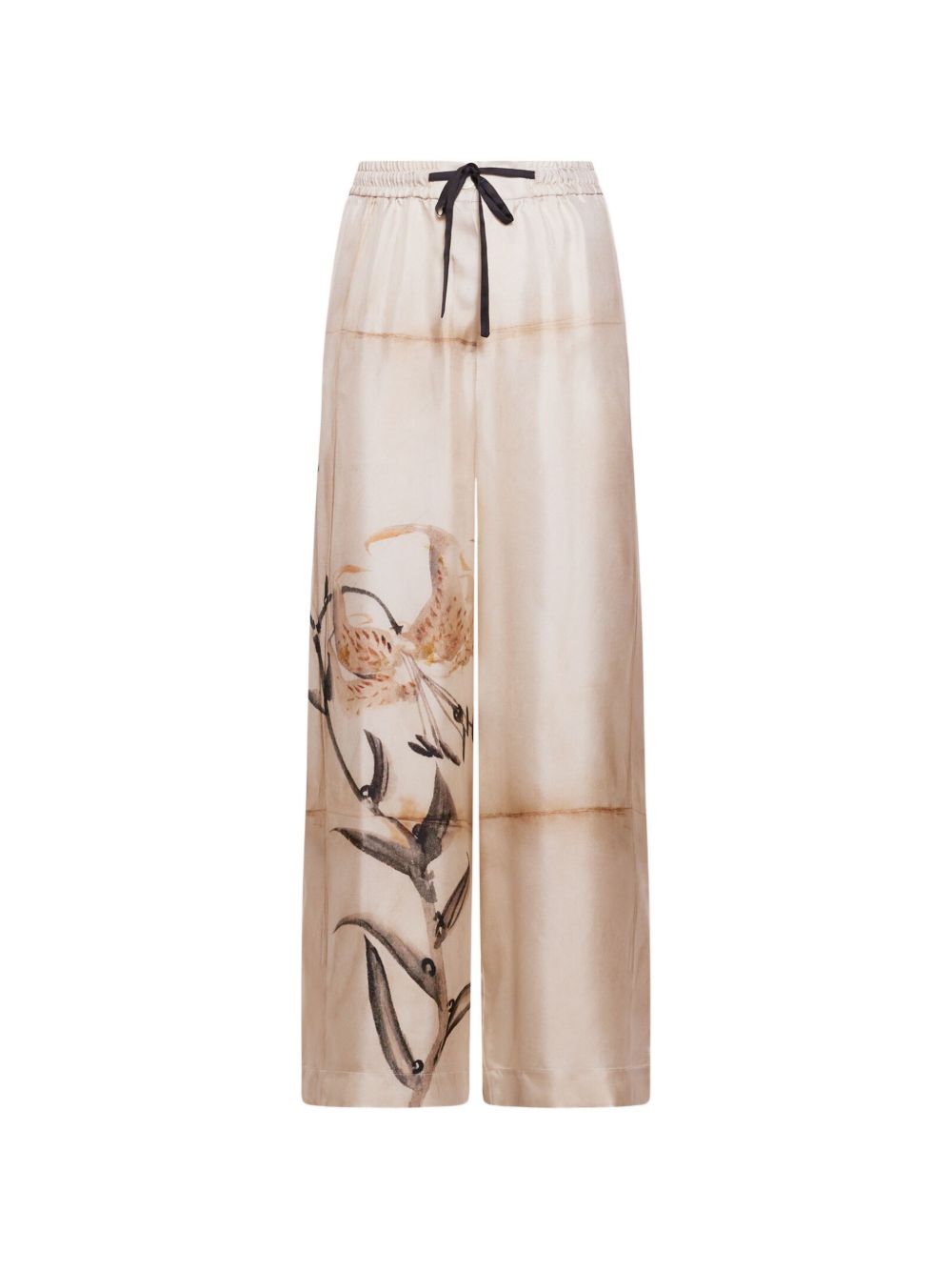 Pierre Louis Mascia Women's Printed Silk Trousers