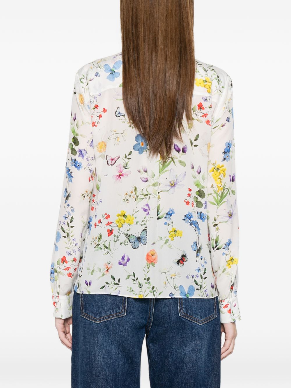 Alice + Olivia Women's Willa Printed Blouse