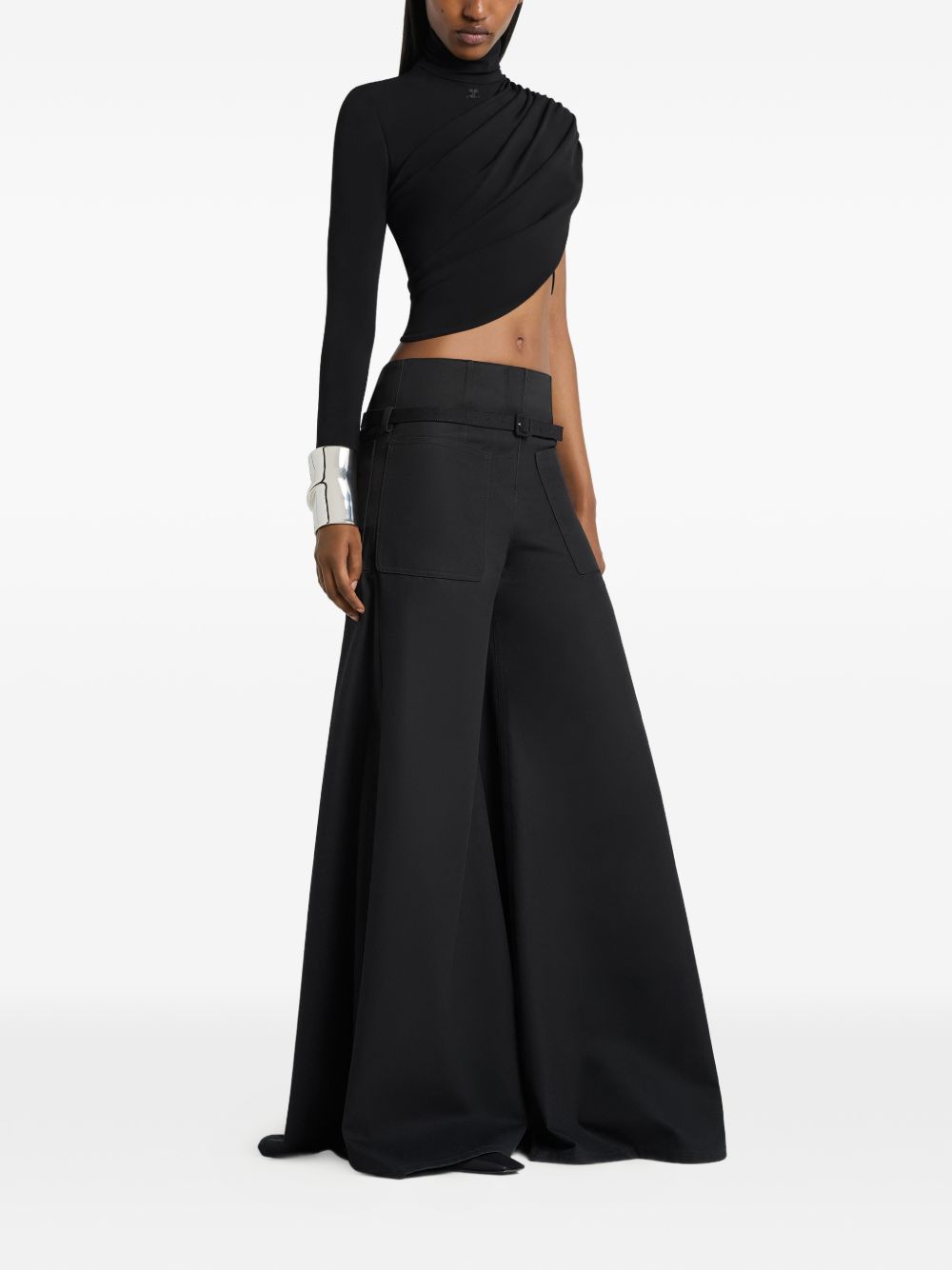 Courreges Women's Asymmetric Top