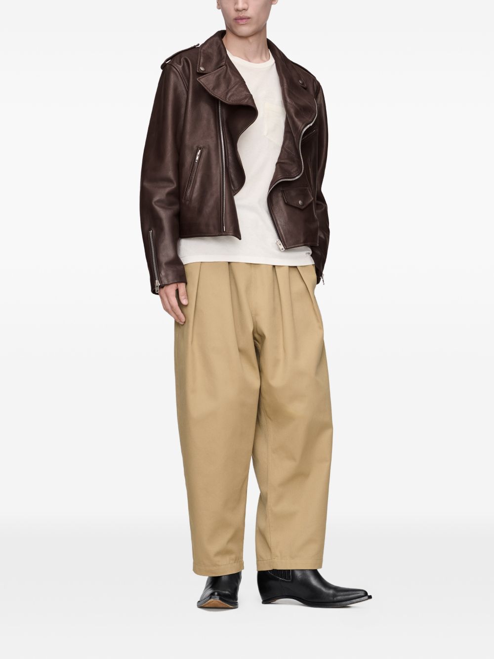 Maison Margiela Men's Taped Cotton T-Shirt