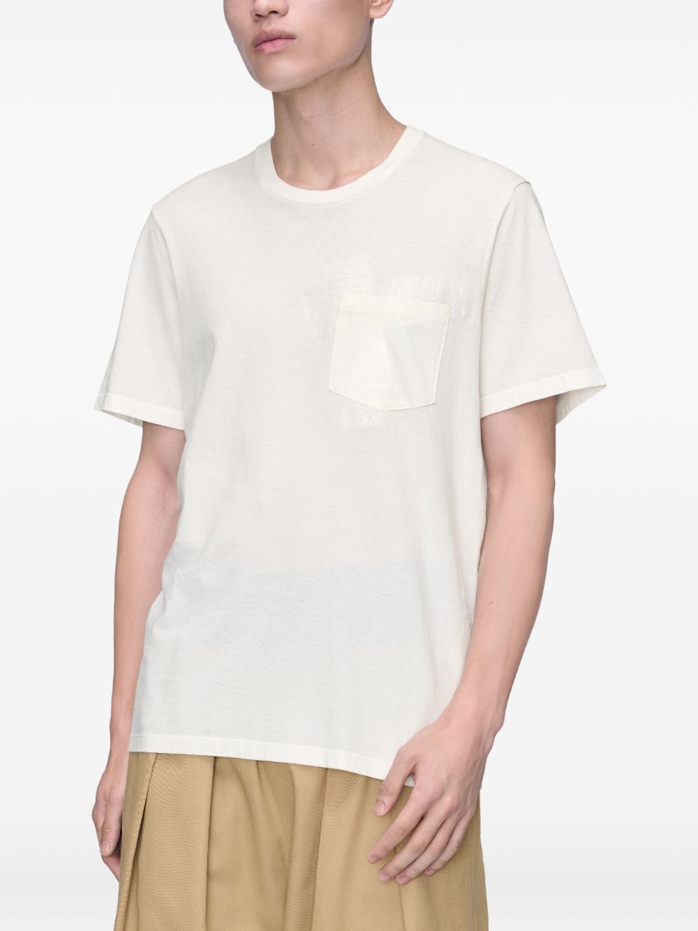 Maison Margiela Men's Taped Cotton T-Shirt