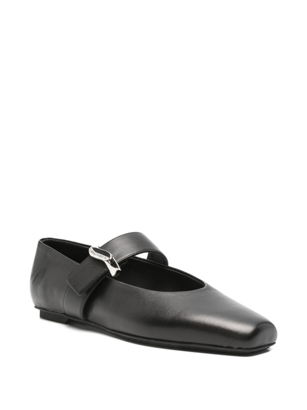 Emporio Armani Exclusive Women's Leather Ballet Flats