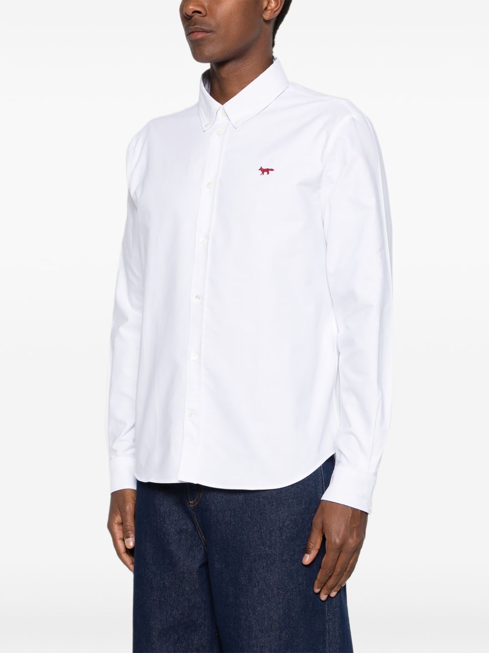 Maison Kitsunã© Profile Fox Cotton Shirt