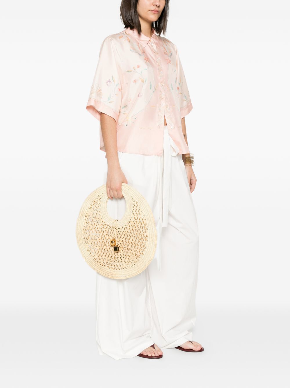 Forte Forte Women's Printed Silk Shirt