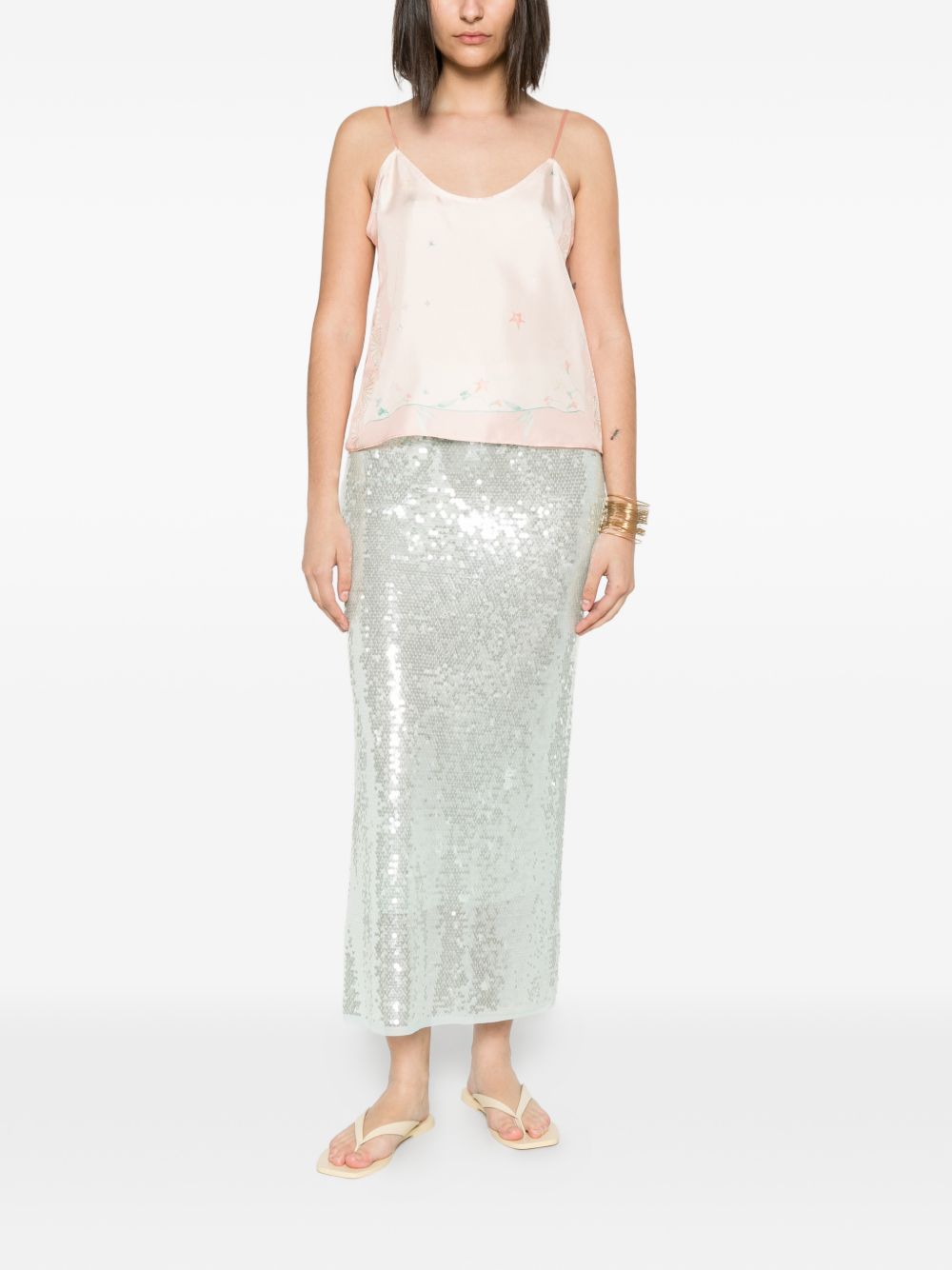 Forte Forte Women's Sequined Long Skirt