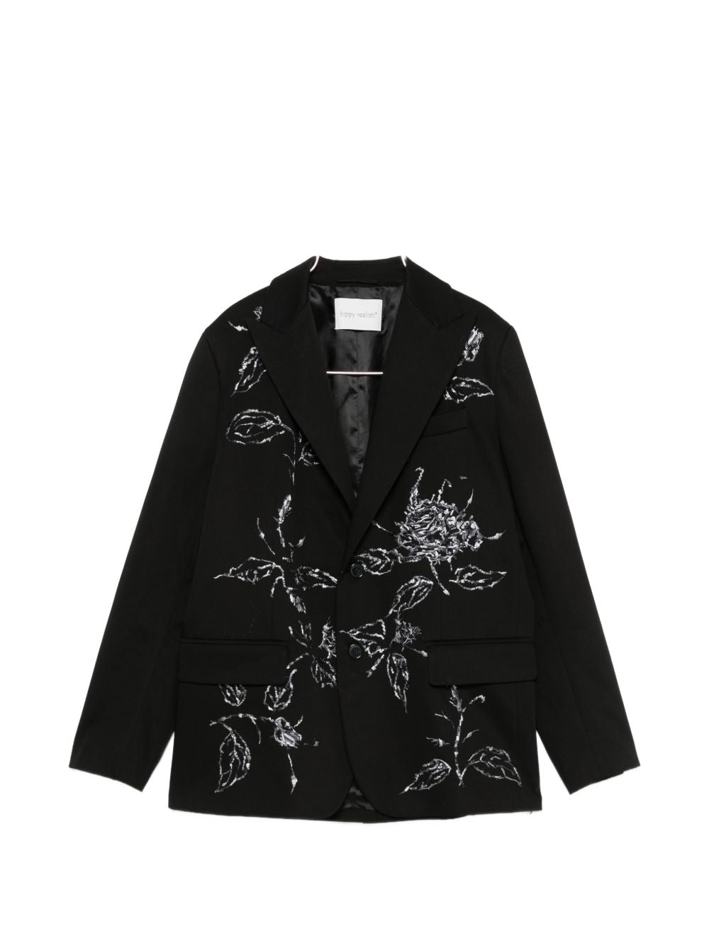 Hippy Realisti Women's Cotton Single-Breasted Blazer Jacket
