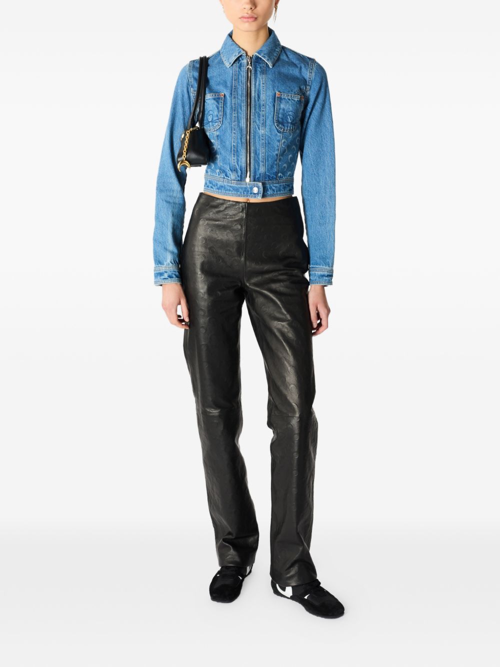 Marine Serre Women's Denim Cotton Jacket