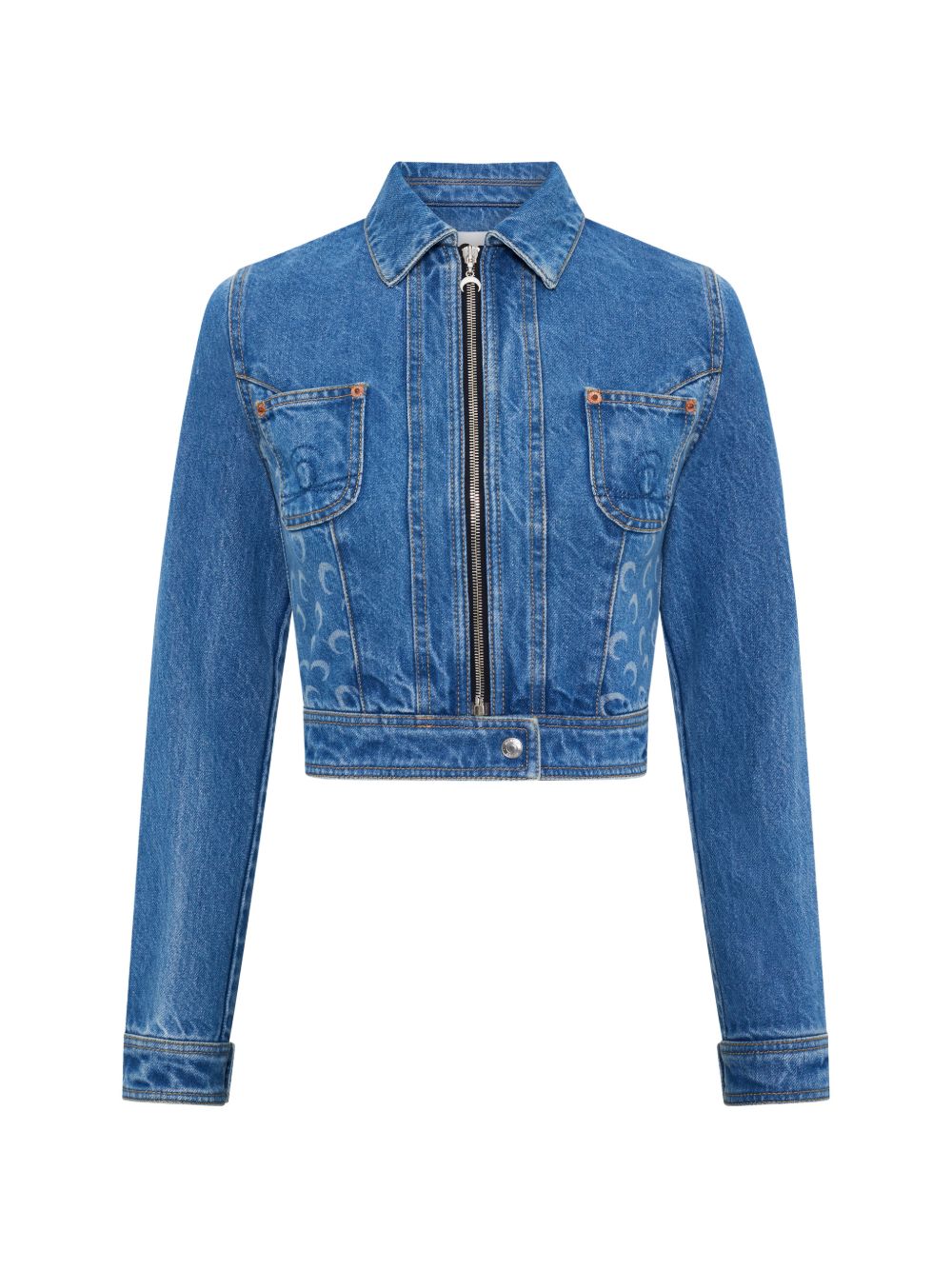 Marine Serre Women's Denim Cotton Jacket