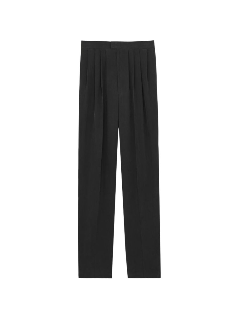 Saint Laurent Women's Silk Formal Trousers