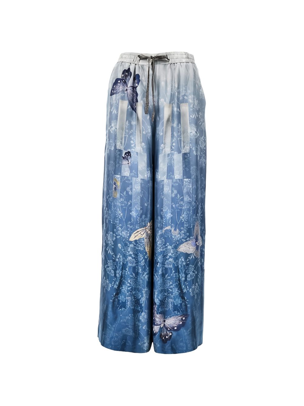 Pierre Louis Mascia Women's Printed Silk Trousers