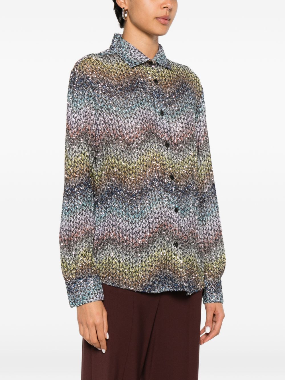 Missoni Women's Zig Zag Print Shirt