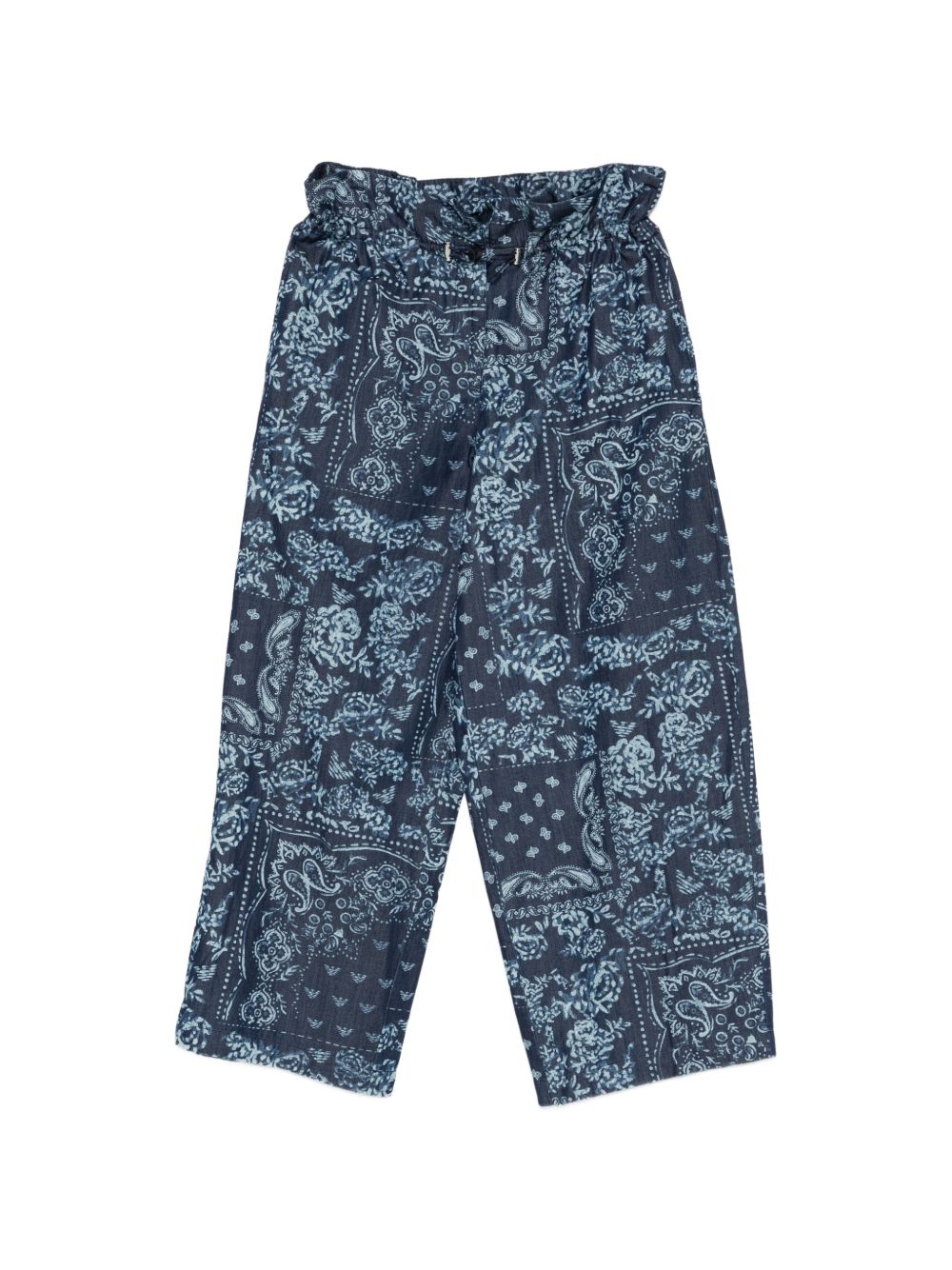 Emporio Armani Women's Printed Cotton Trousers