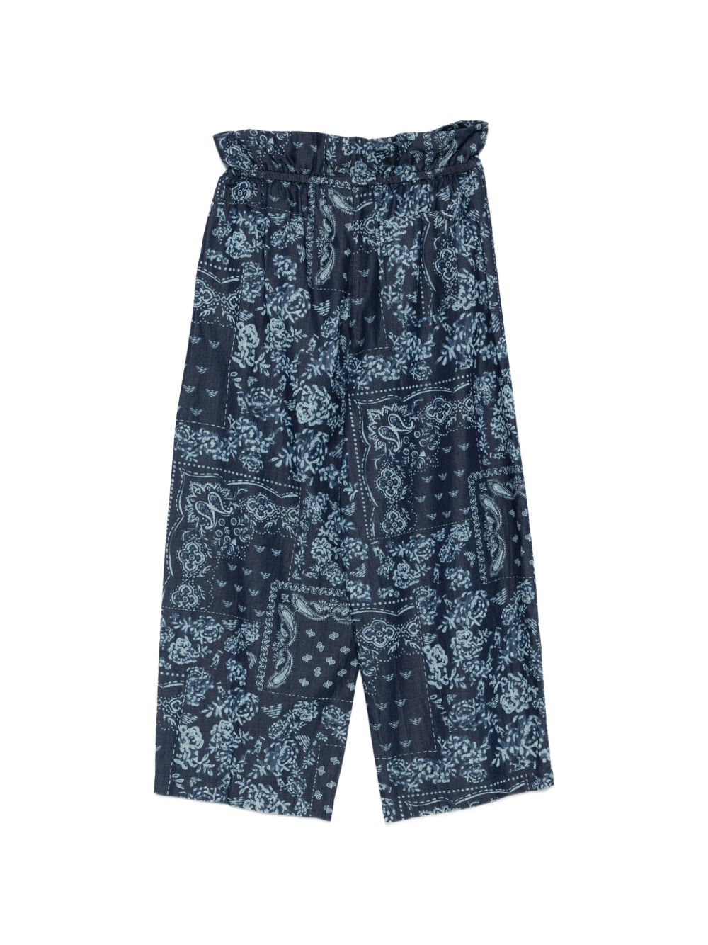 Emporio Armani Women's Printed Cotton Trousers