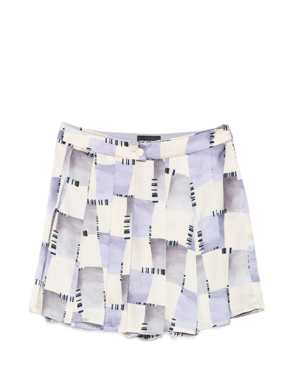 Emporio Armani Women's Abstract Print Pleated Shorts