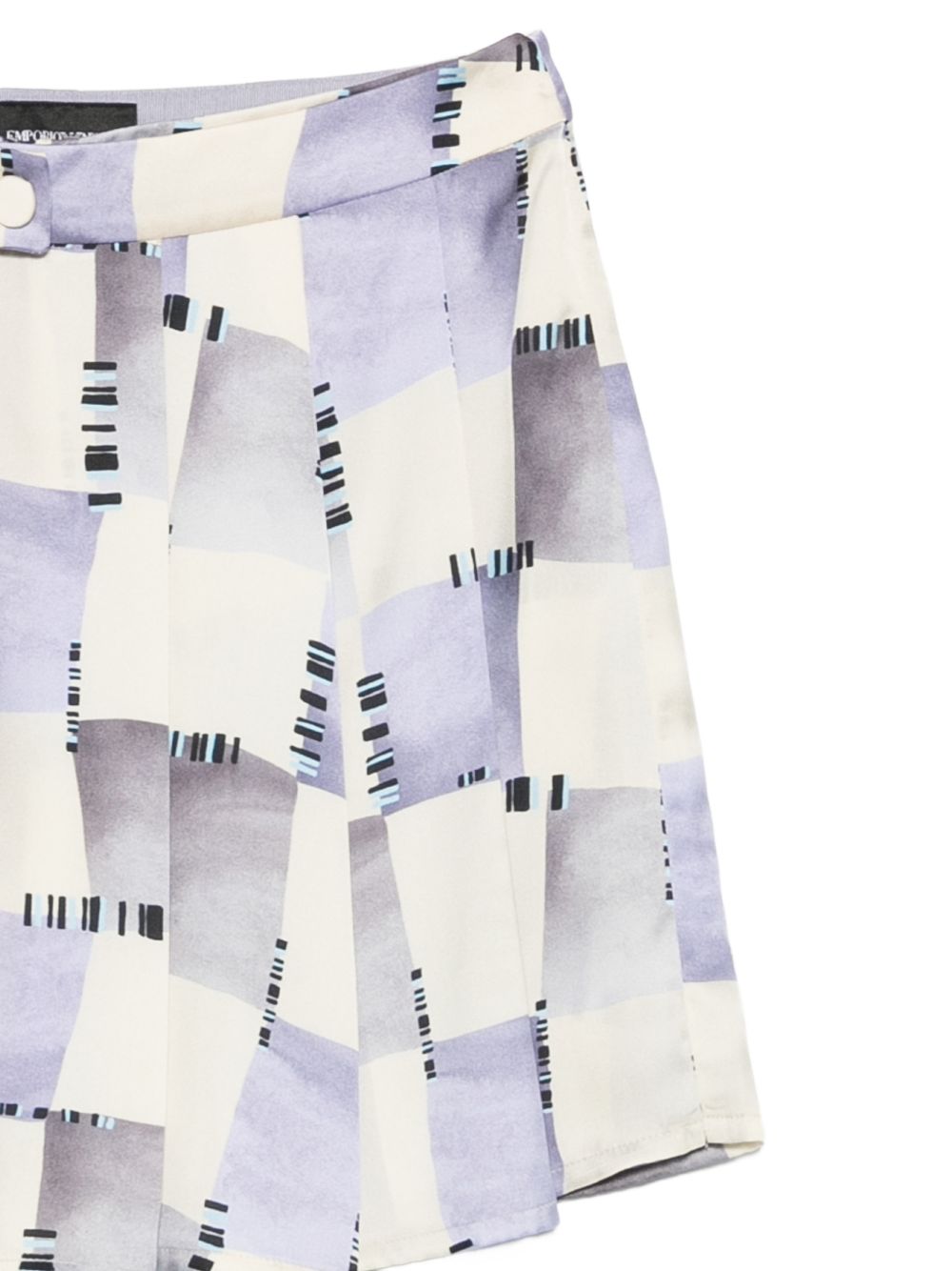 Emporio Armani Women's Abstract Print Pleated Shorts