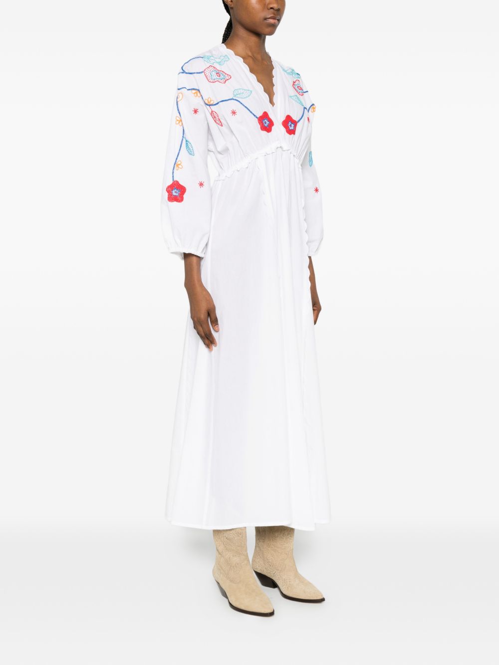 Forte Forte Women's Embroidered Cotton Dress
