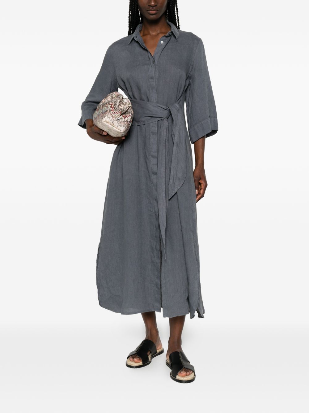 Archivio '67 Women's Linen Chemisier Dress