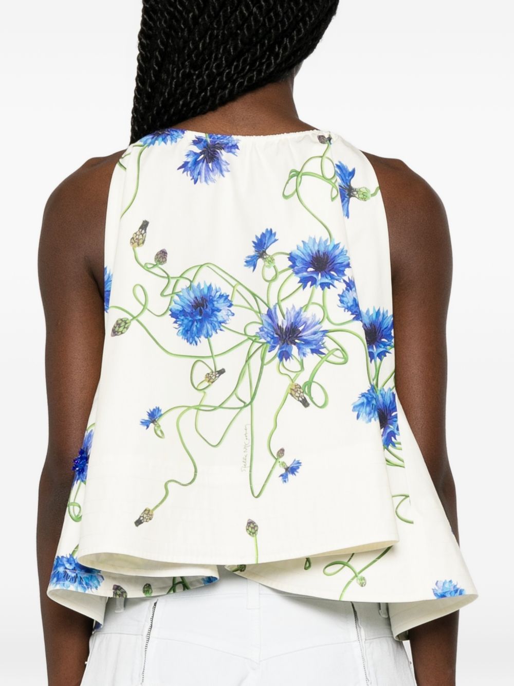 Stella Mccartney Women's Embroidered Cotton Top