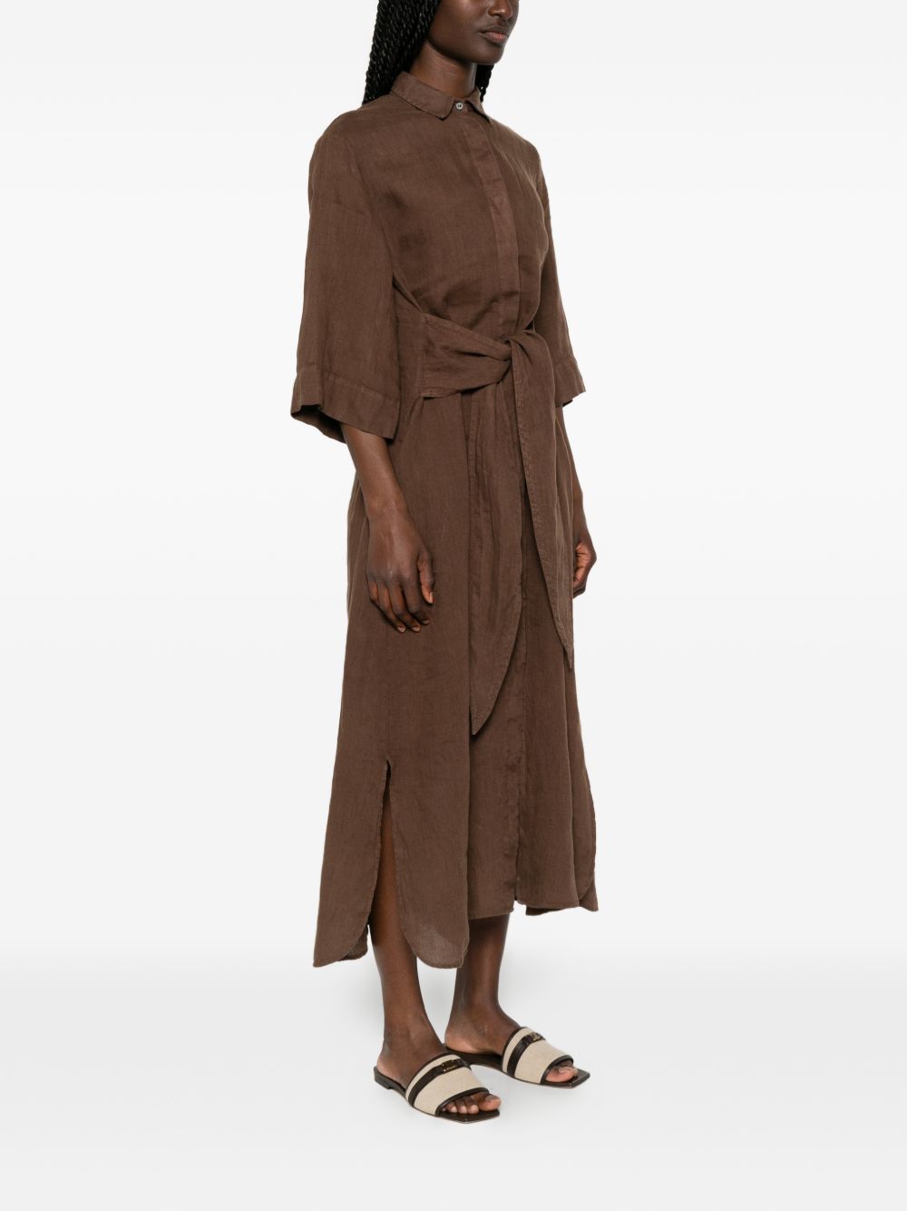 Archivio '67 Women's Linen Chemisier Dress