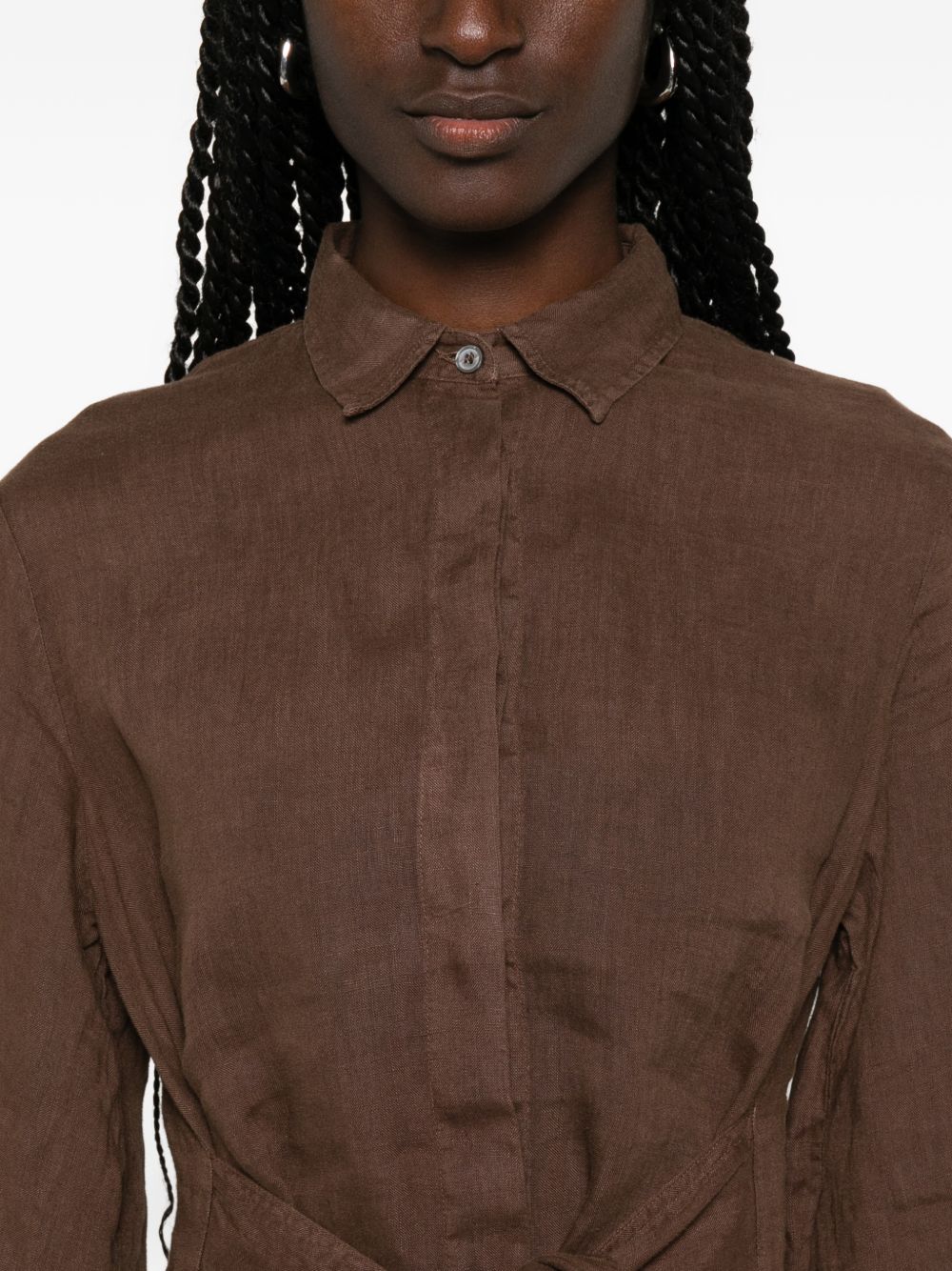 Archivio '67 Women's Linen Chemisier Dress