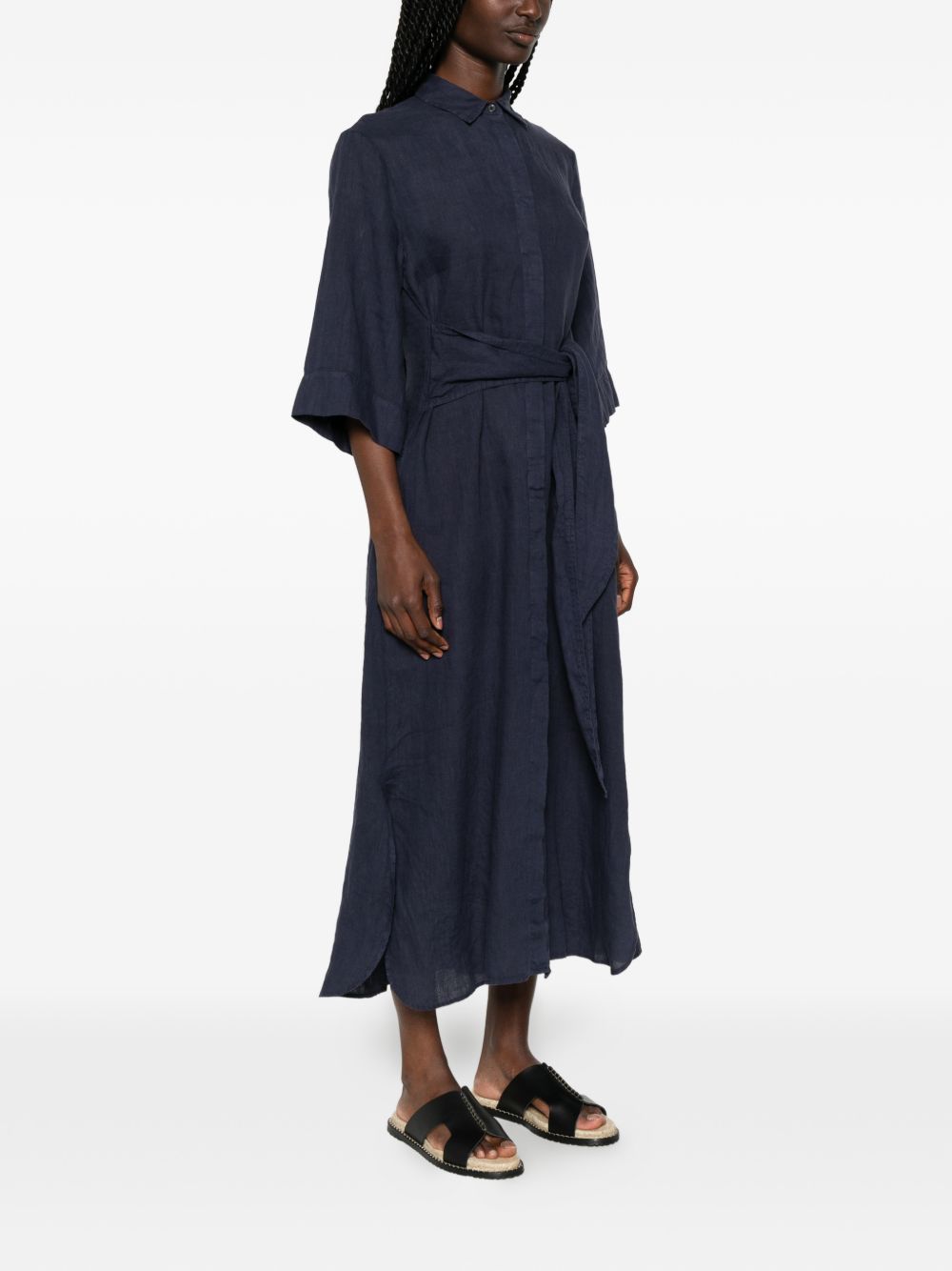 Archivio '67 Women's Linen Chemisier Dress