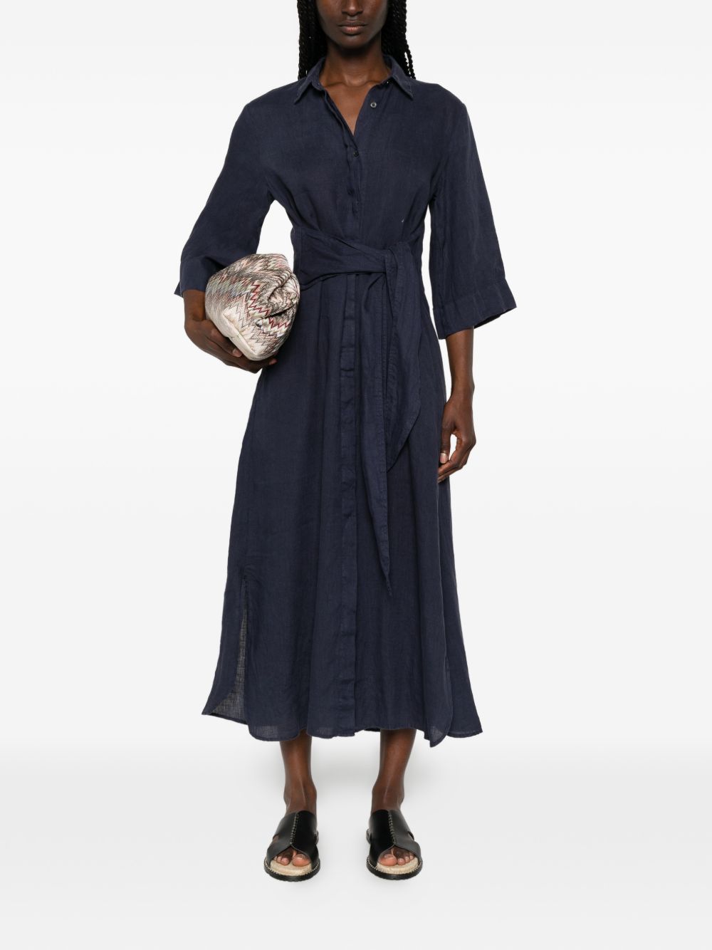 Archivio '67 Women's Linen Chemisier Dress