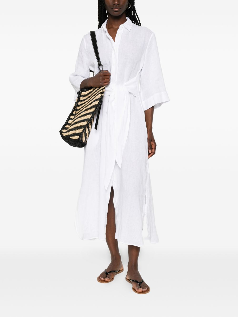 Archivio '67 Women's Linen Chemisier Dress