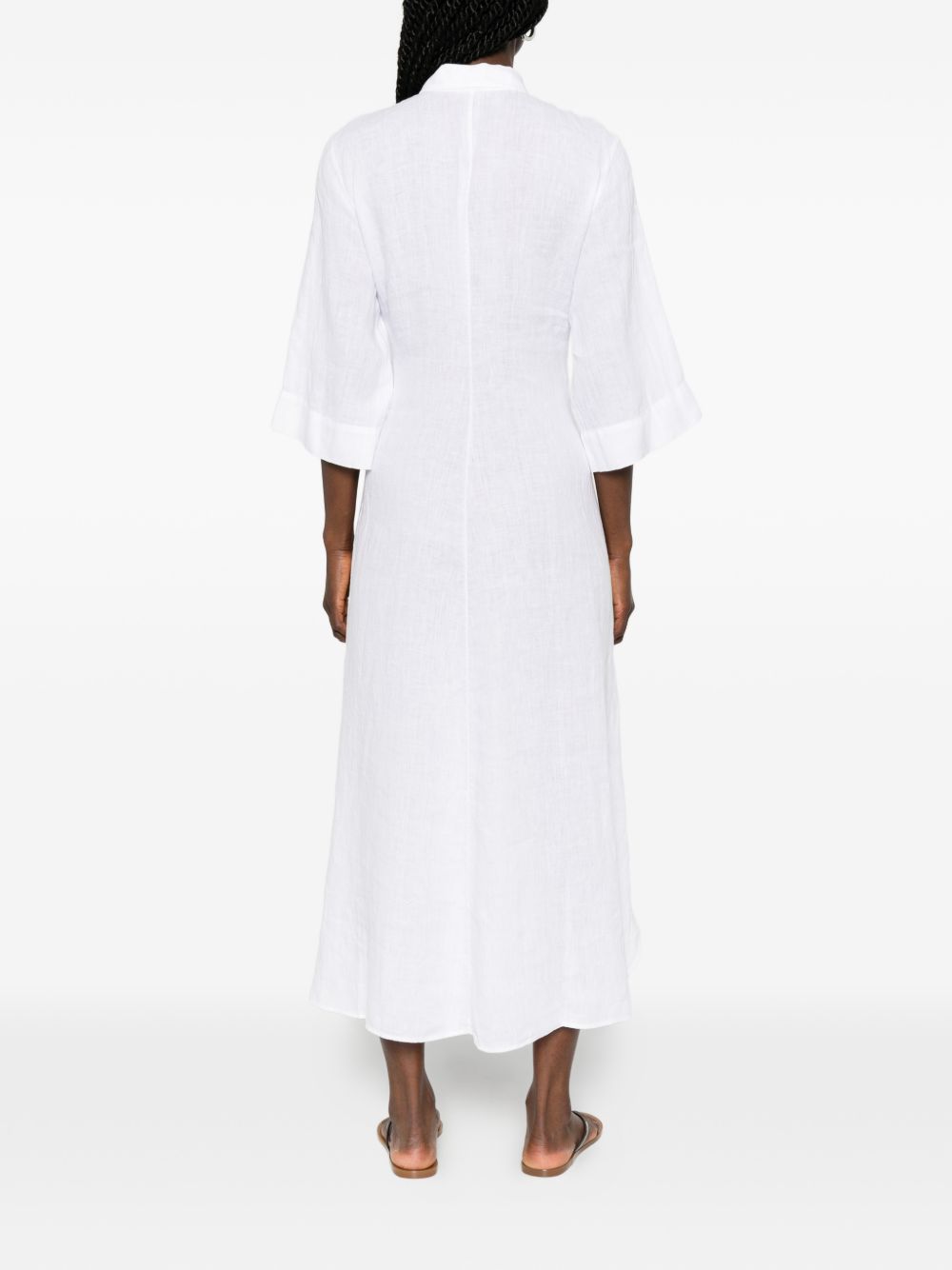 Archivio '67 Women's Linen Chemisier Dress