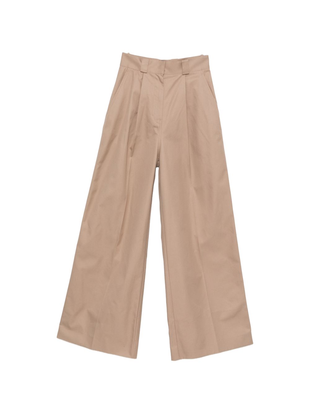 Balenciaga Women's Cotton High-Waisted Trousers