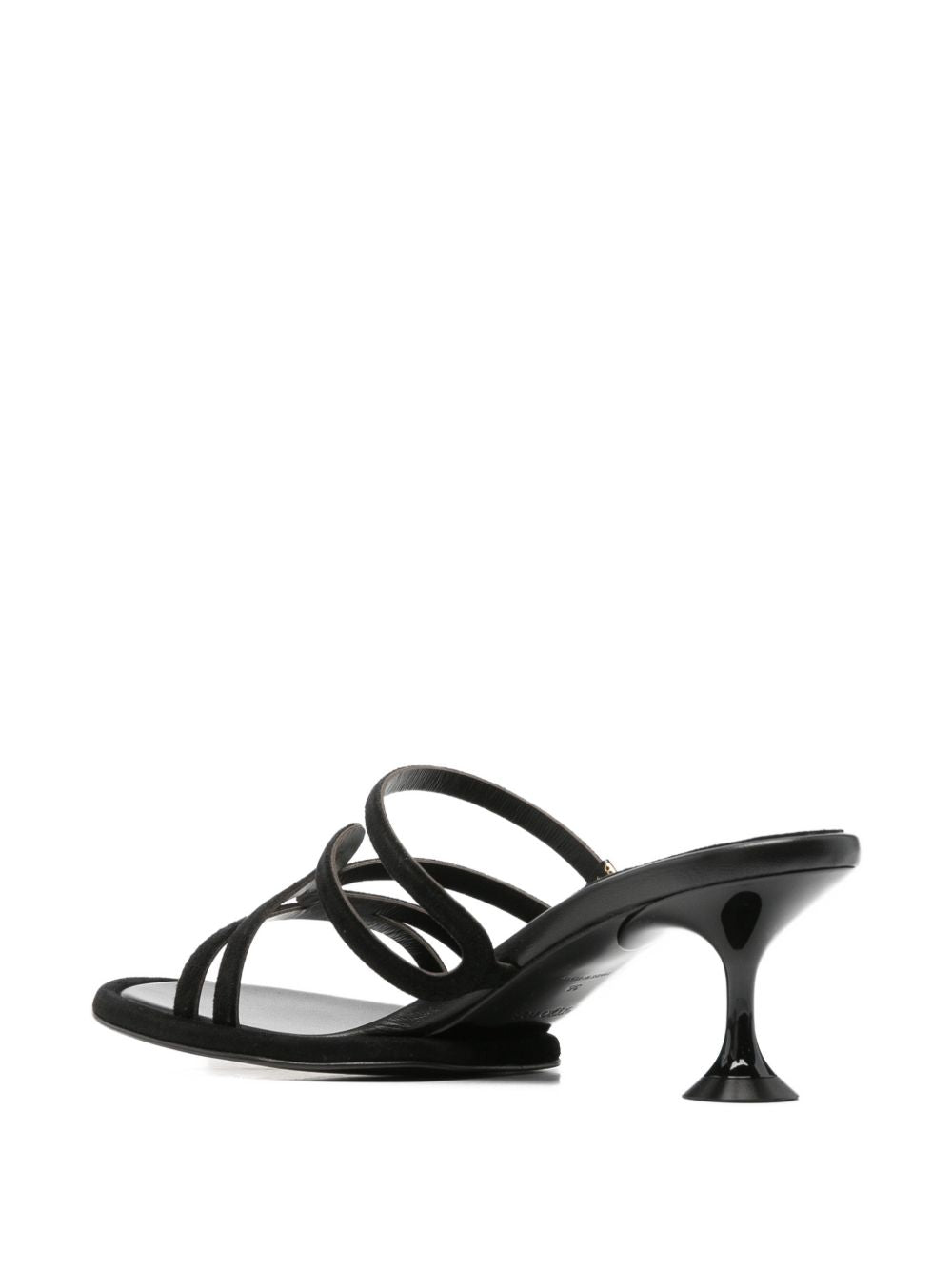 Sergio Rossi Women's Suede Leather Heel Sandals