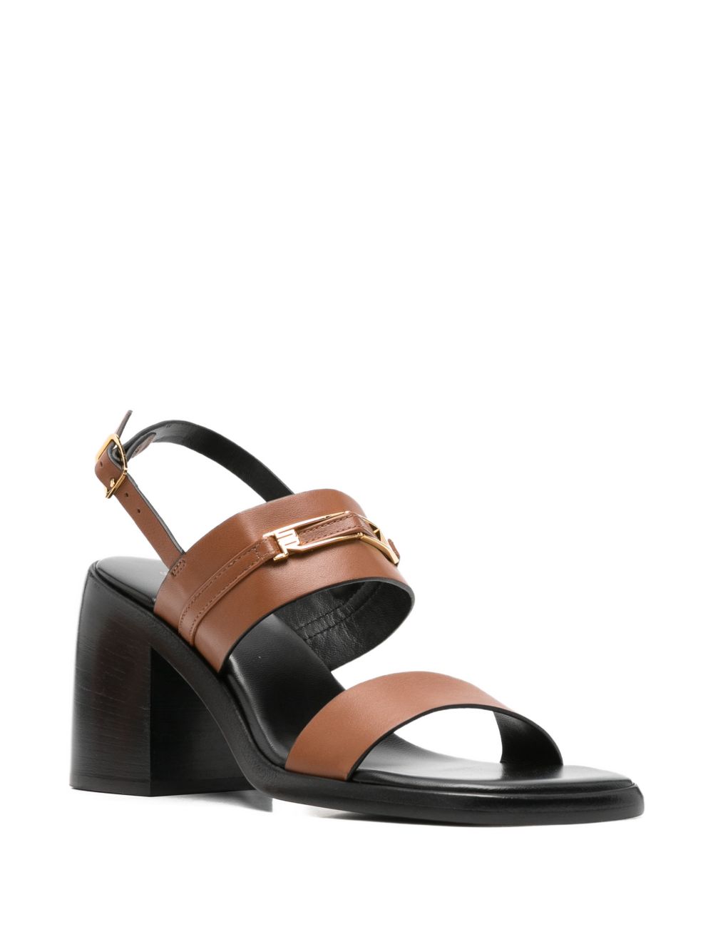 Sergio Rossi Women's Leather Heel Sandals