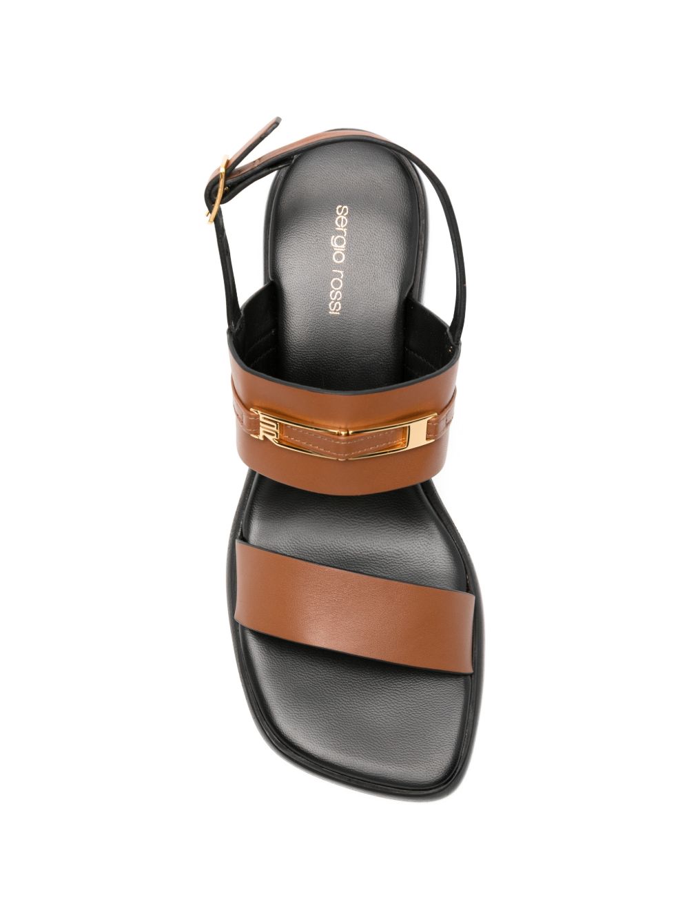 Sergio Rossi Women's Leather Heel Sandals