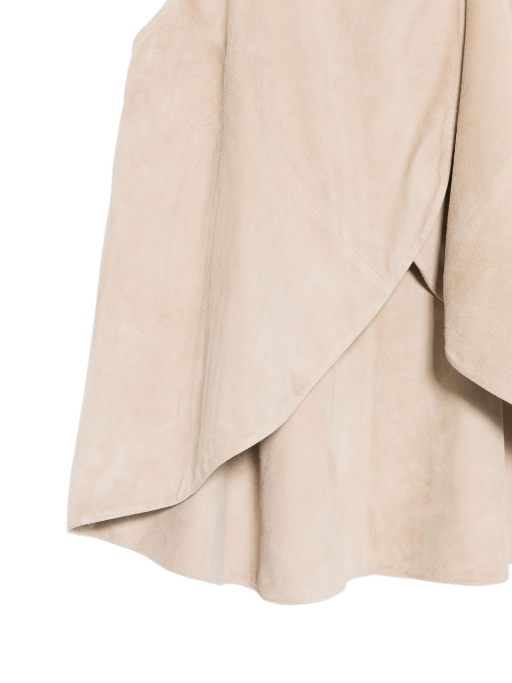 Emporio Armani Women's Goat Leather Suede Sleeveless Top