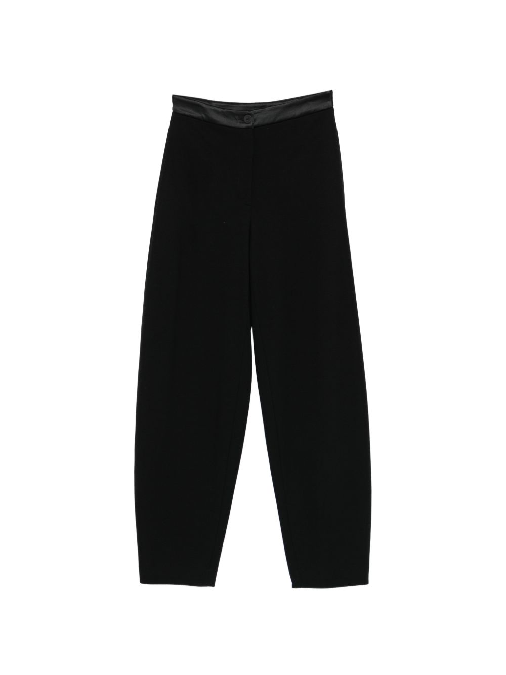 Emporio Armani Women's Satin-Finish Tapered Trousers
