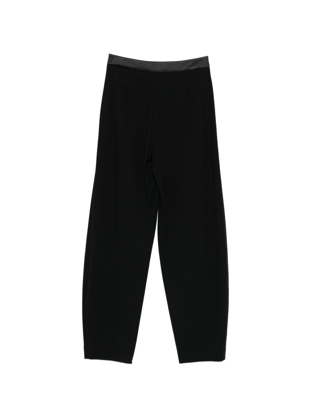 Emporio Armani Women's Satin-Finish Tapered Trousers